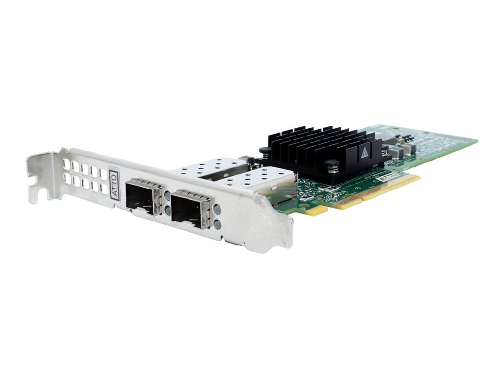 ATTO FastFrame 4 N4S2 - Network adapter - PCIe 3.0 x16 low profile - 10Gb Ethernet SFP+ x 2