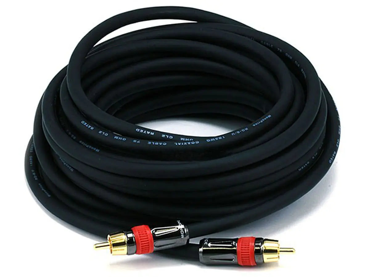 A/V Rca - Rg6/U 75Ohm 25Ft