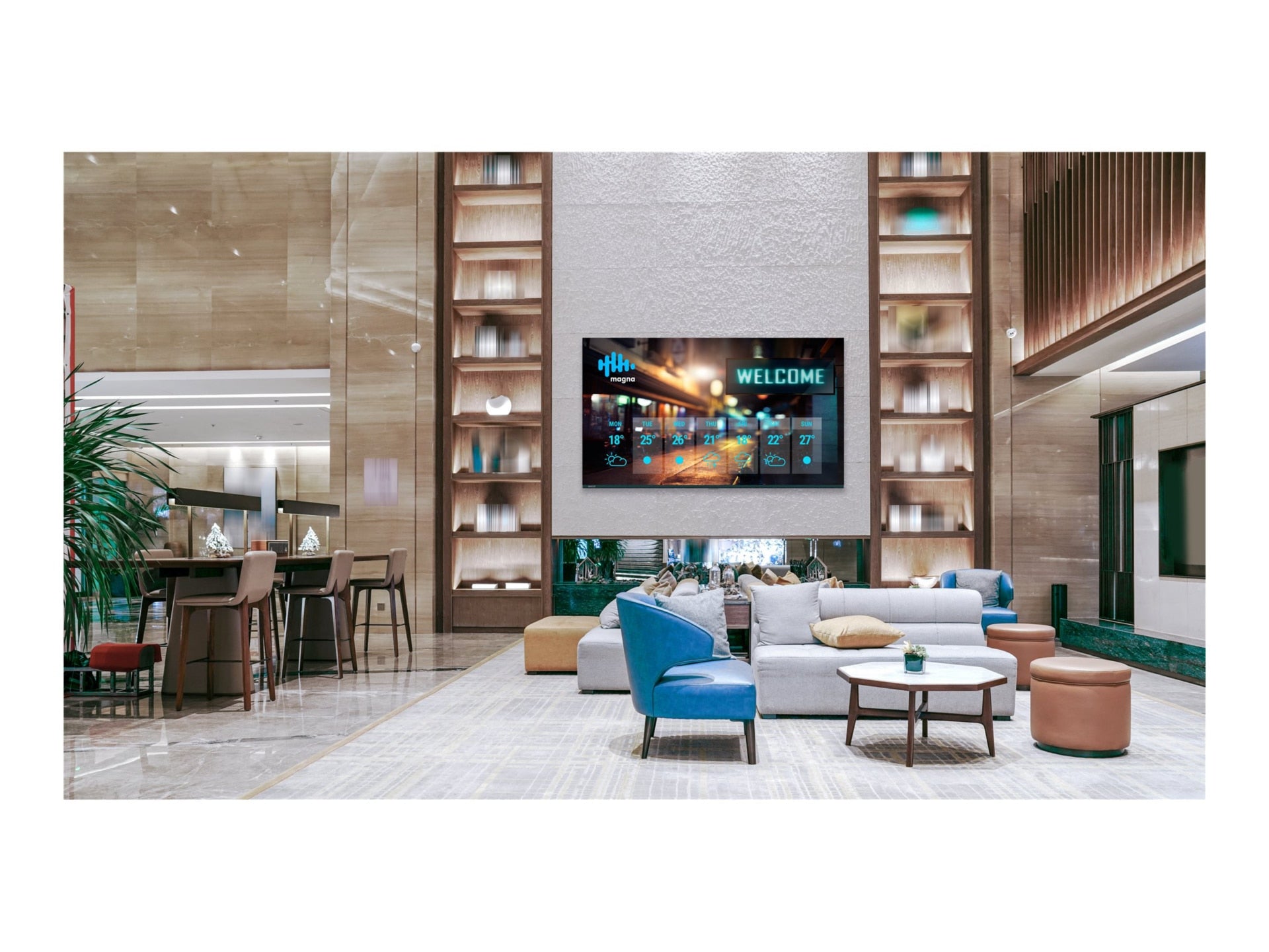 AVK-7510 AVOCOR 75" UHD LED Display 7ms Response for Professionals