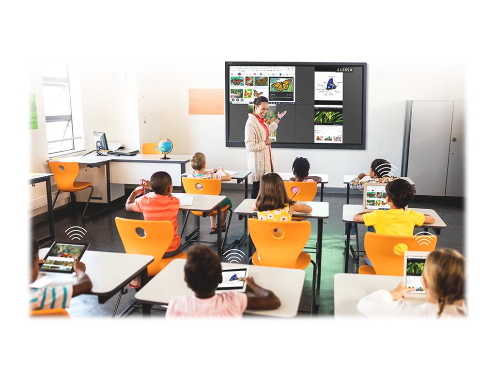 AVer CP2-75 - 75 Diagonal Class CP2 Series LED-backlit LCD display - interactive - with whiteboard and touchscreen