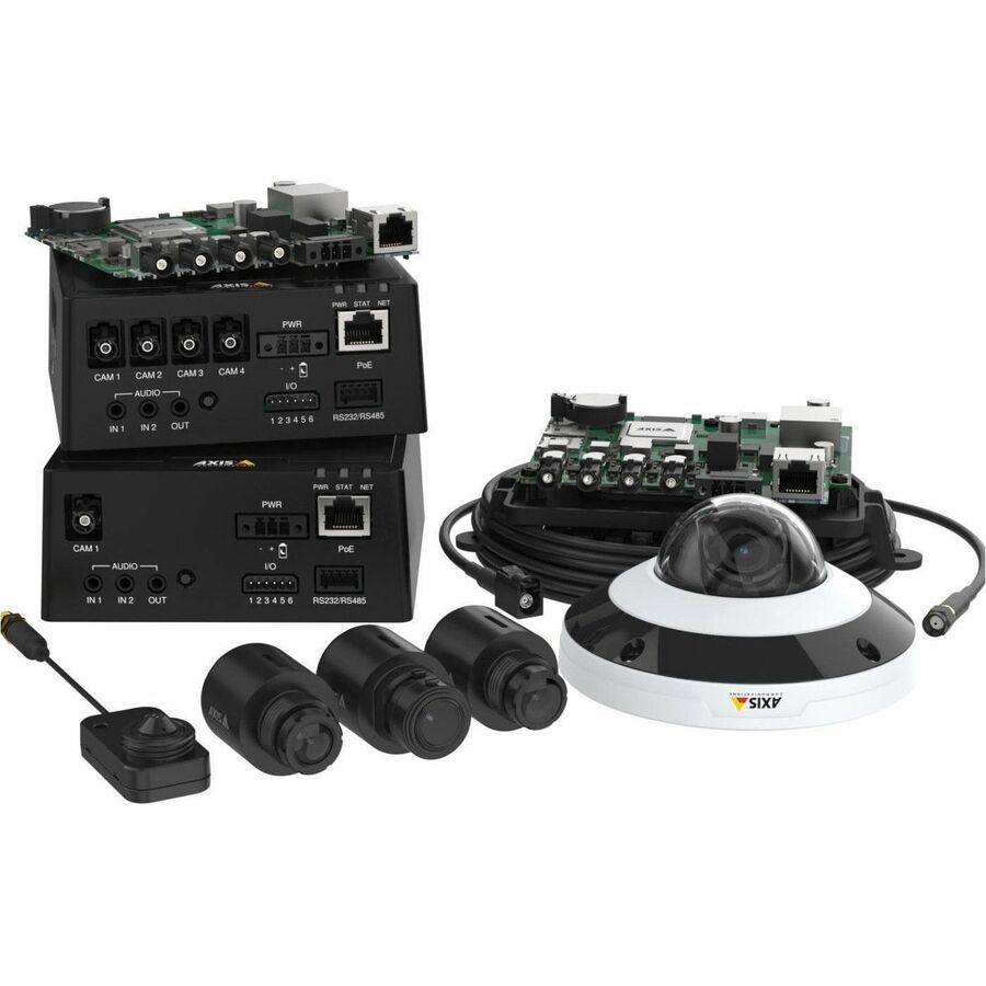 AXIS F2135-RE Fisheye Sensor - Recessed-Mountable Bracket Mount for Indoor Outdoor Bus Eme