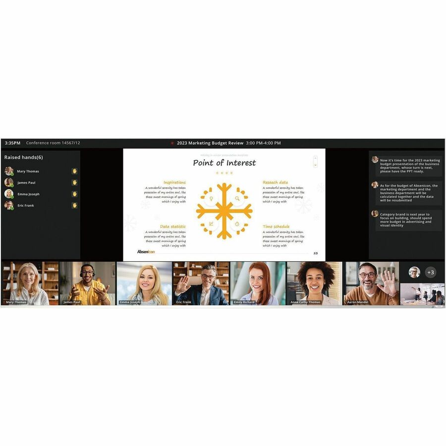 Absen Absenicon C154 Digital Signage Display - 154" LCD - 6x4 Video Wall - 4 GB - 2880 x