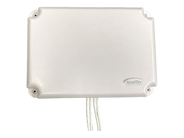 AccelTex Solutions - Antenna - 4 element, with RPTNC - patch - Wi-Fi - 7 dBi - indoor / outdoor, wall-mountable, flush mount ATS-OP-245-7D-4N-36