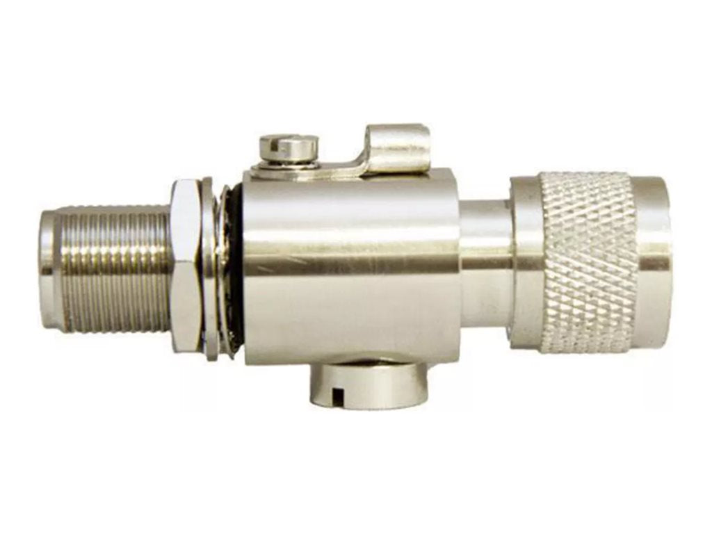 AccelTex Solutions - Lightning arrester - bulkhead, jack to plug, n-style - indoor, outdoor - 4.5 in ATS-00950