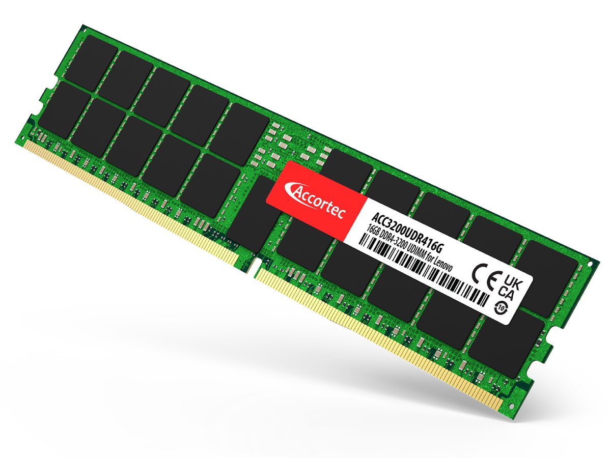 Accortec 16GB DDR4-3200MHz Non-ECC UDIMM Desktop RAM for Fast Performance