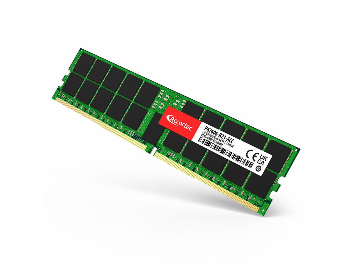 Accortec 256GB DDR5-4800 ECC RDIMM HP P62606-B21 TAA Server Memory