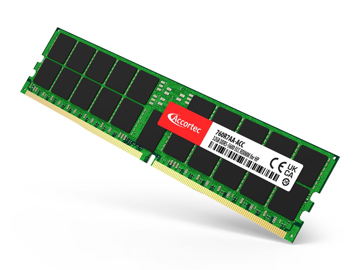 Accortec 32GB DDR5-5600 ECC RDIMM for HP Servers – Reliable Performance