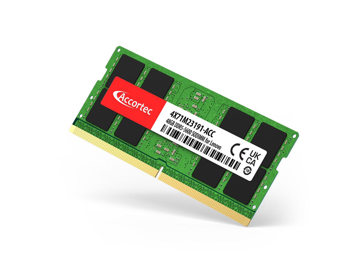 Accortec 48GB DDR5-5600 SODIMM for Lenovo Laptops – High Performance Memory