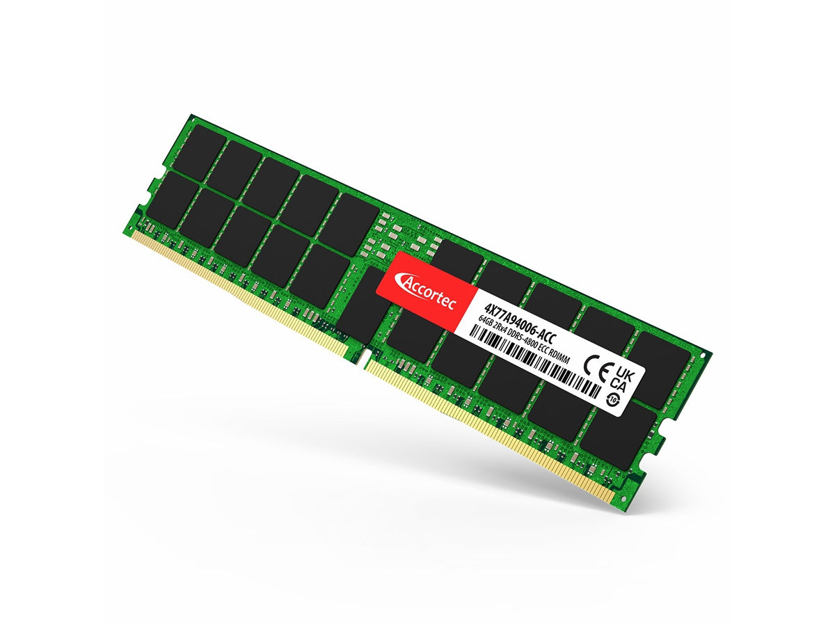 Accortec 64GB DDR5-4800 ECC RDIMM for Lenovo Servers – Reliable Performance