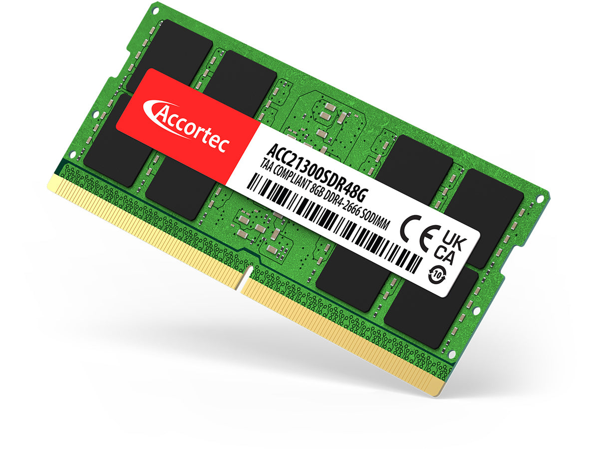Accortec 8GB DDR4-2666 SODIMM TAA Compliant Memory Upgrade for Laptops
