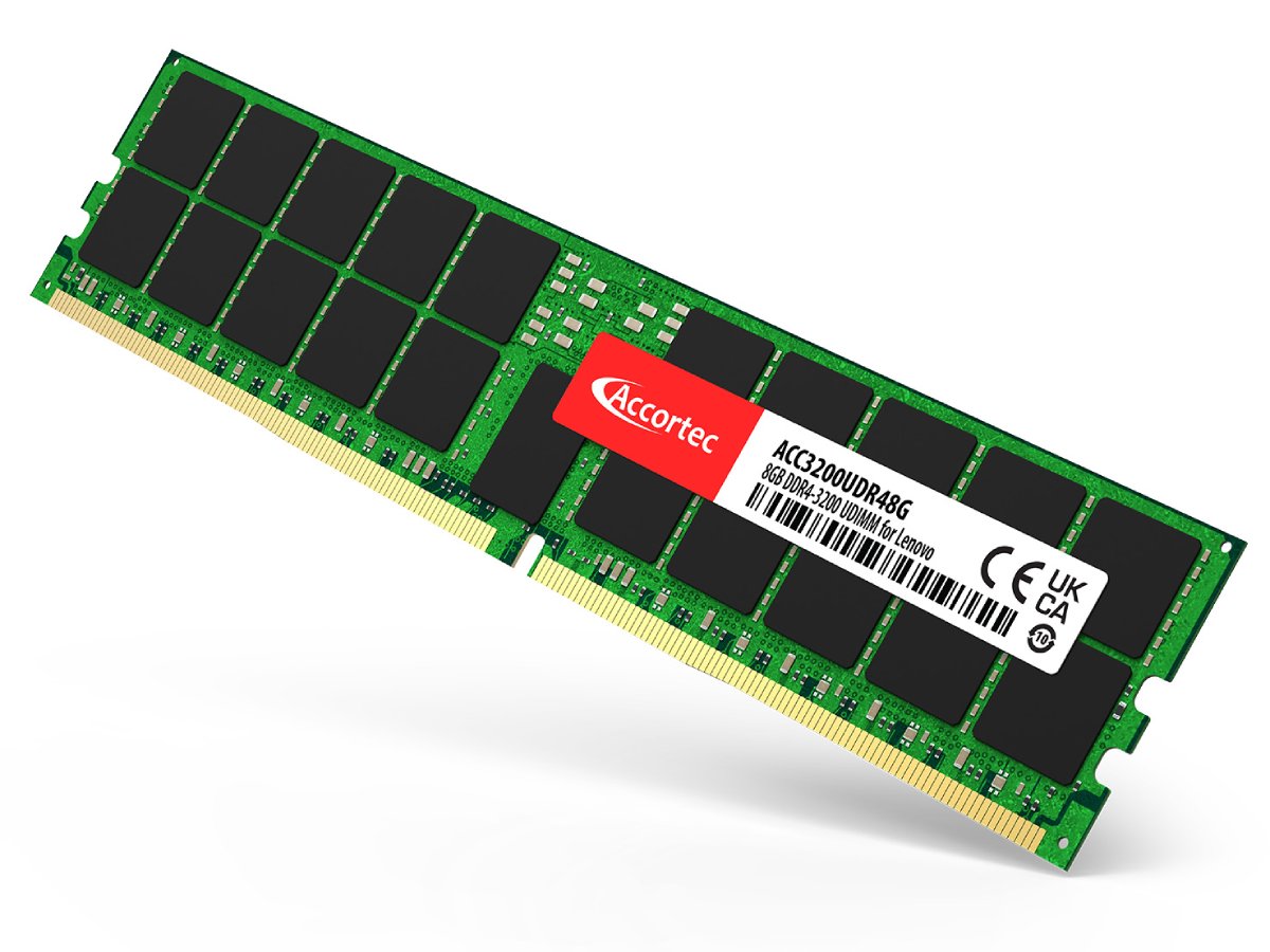 Accortec 8GB DDR4-3200MHz Non-ECC UDIMM RAM for Desktops