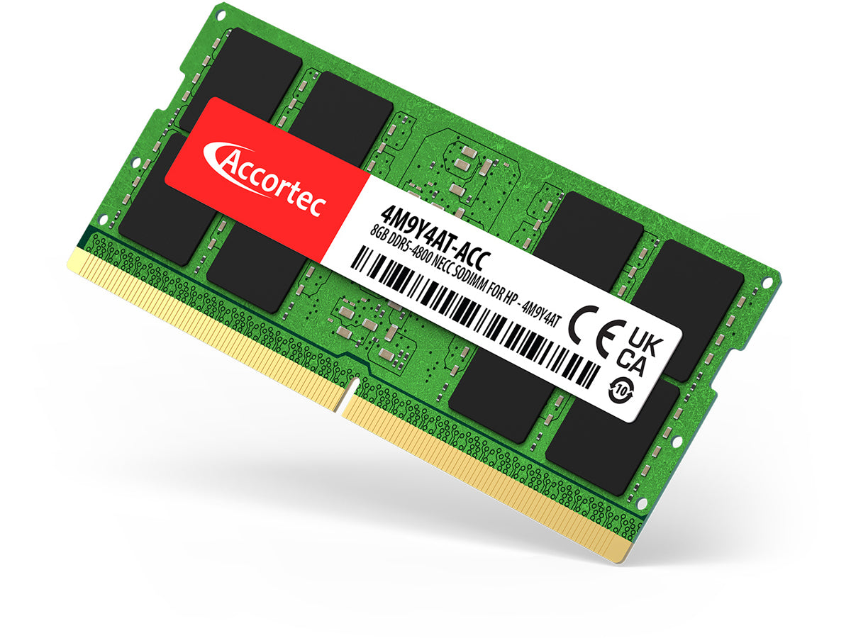 Accortec 8GB DDR5-4800 nECC SODIMM Memory for HP Laptops Upgrade