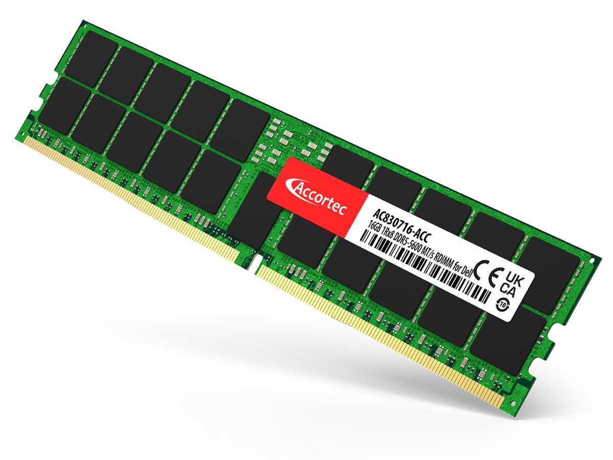 Accortec Dell AC830716 16GB DDR5-5600 RDIMM TAA Memory Module