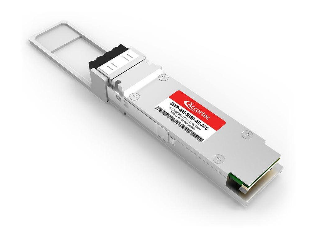 Accortec - QSFP+ transceiver module (equivalent to: Arista Networks QSFP-40G-SRBD) - 40GbE - 40GBase-SRBD - LC multi-mode - up QSFP-40G-SRBD-AR-ACC