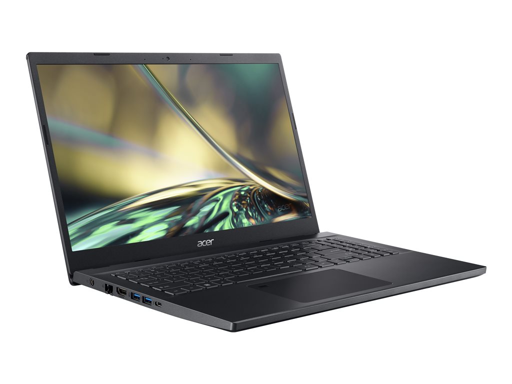 Acer Aspire 7 A715-51G - Intel Core i5 - 1240P / up to 4.4 GHz - Win 11 Home - GF RTX 3050 - 8 GB RAM - 512 GB SSD -