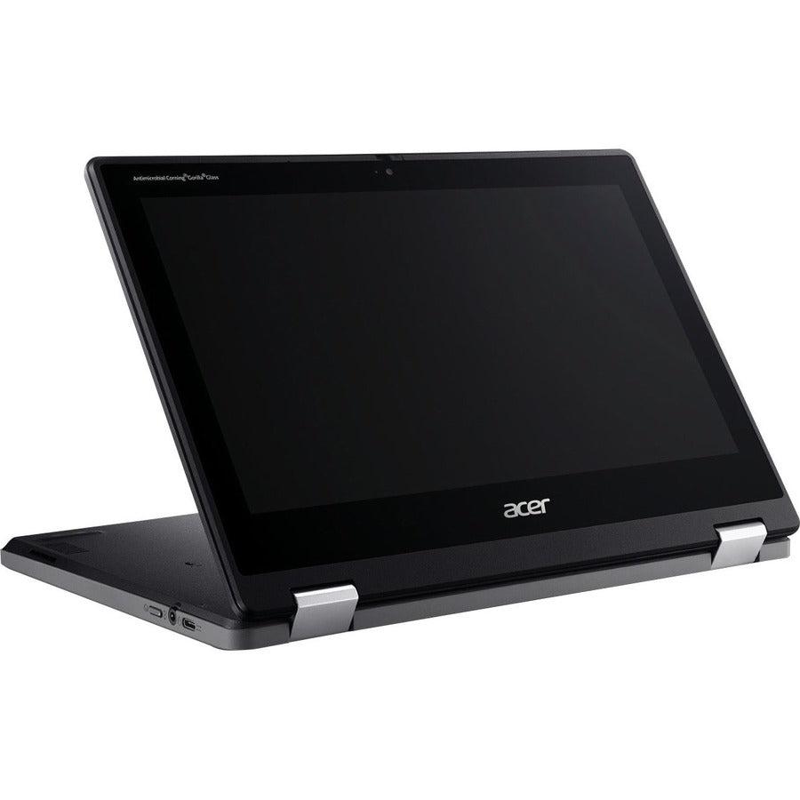 Acer Chromebook Spin 311 R722T R722T-K5XK 11.6" Touchscreen Convertible 2 in 1 Chromebook - HD - 1366 x 768 - Octa-core (ARM Cortex A73 Quad-core (4 Core) 2 GHz + Cortex A53 Quad-core (4 Core) 2 GHz) - 8 GB Total RAM - 32 GB Flash Memory - Black