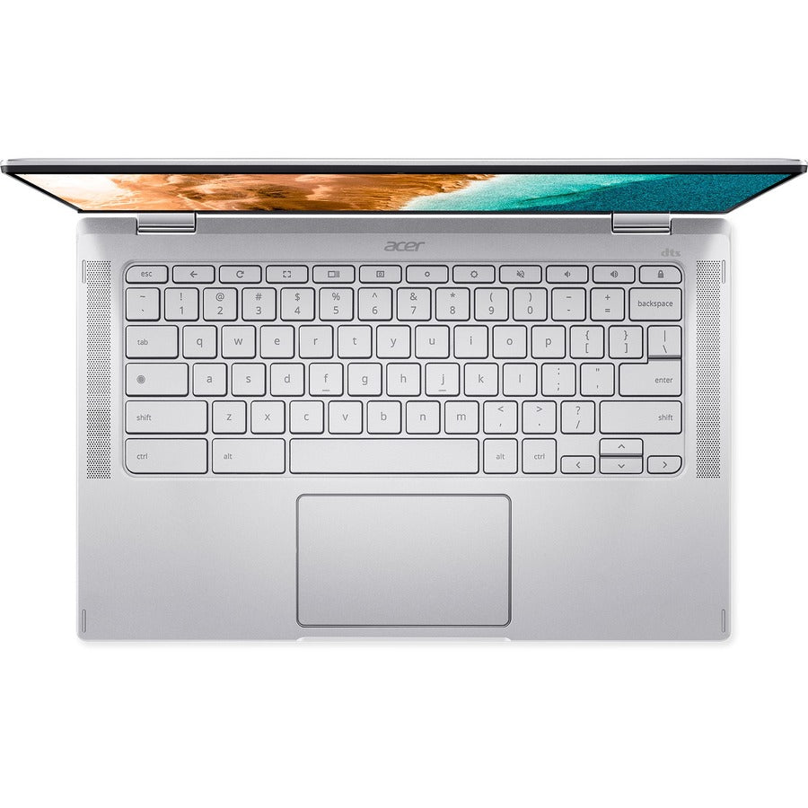 Acer Chromebook Spin 514 Cp514-2H Cp514-2H-349N 14" Touchscreen Convertible 2 In 1 Chromebook - Full Hd - 1920 X 1080 - Intel Core I3 11Th Gen I3-1110G4 Dual-Core (2 Core) 2.50 Ghz - 8 Gb Total Ram - 128 Gb Ssd - Pure Silver