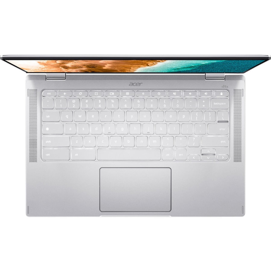 Acer Chromebook Spin 514 Cp514-2H Cp514-2H-56Qm 14" Touchscreen Convertible 2 In 1 Chromebook - Full Hd - 1920 X 1080 - Intel Core I5 11Th Gen I5-1140G7 Quad-Core (4 Core) 800 Mhz - 8 Gb Total Ram - 256 Gb Ssd - Pure Silver