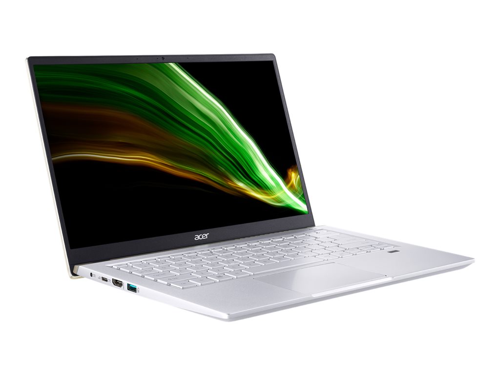 Acer Swift X SFX14-41G - AMD Ryzen 7 - 5800U / up to 4.4 GHz - Win 10 Home 64-bit - GF RTX 3050 Ti - 16 GB RAM - 512 GB