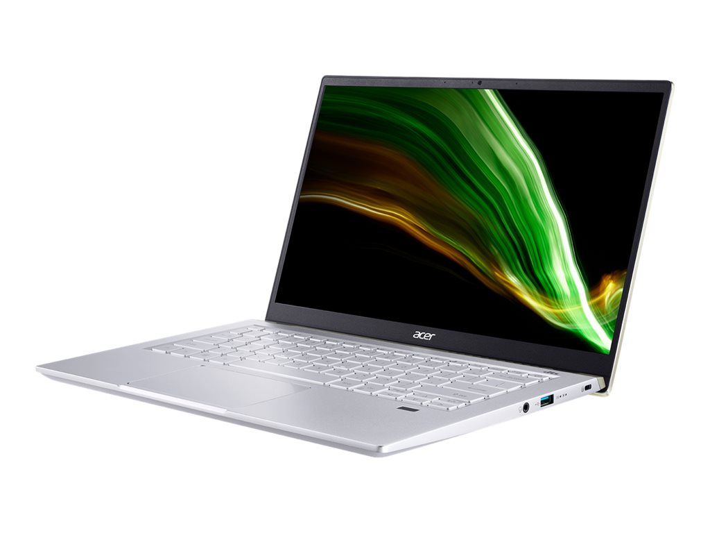 Acer Swift X SFX14-41G - AMD Ryzen 7 - 5800U / up to 4.4 GHz - Win 10 Home 64-bit - GF RTX 3050 Ti - 16 GB RAM - 512 GB