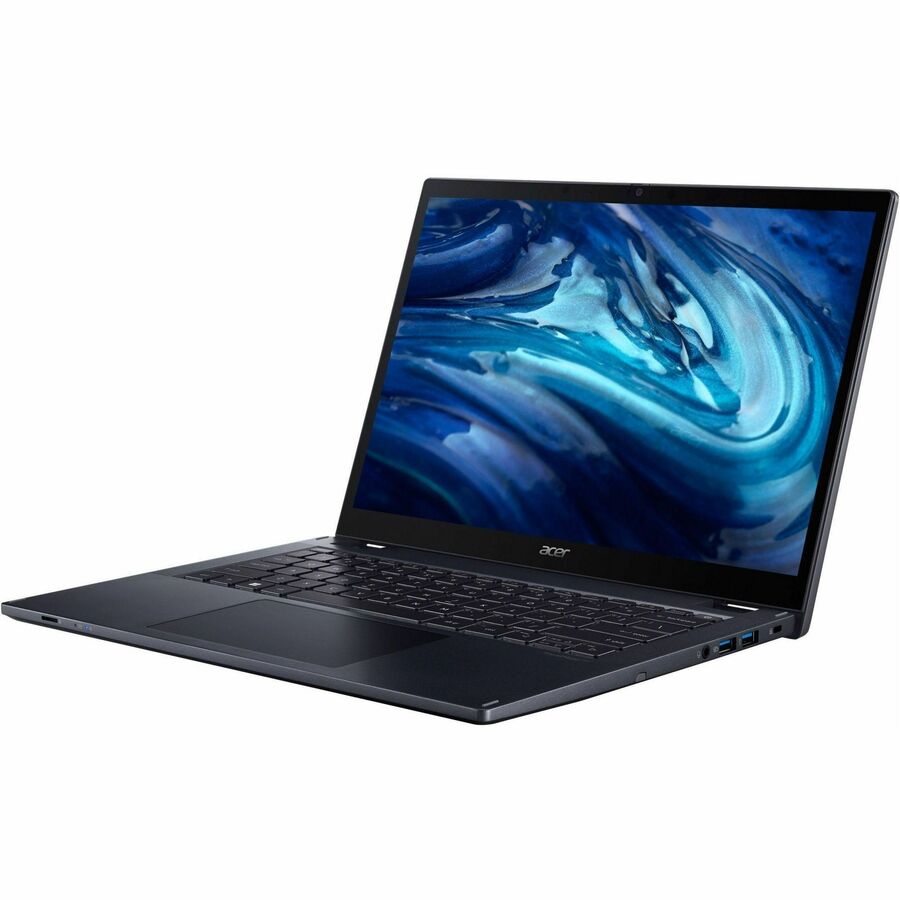 Acer TravelMate Spin P4 P414RN-52 TMP414RN-52-711D 14" Touchscreen Convertible 2 in 1 Notebook - WUXGA - 1920 x 1200 - Intel Core i7 12th Gen i7-1260P Dodeca-core (12 Core) 2.10 GHz - 16 GB Total RAM - 512 GB SSD - Slate Blue