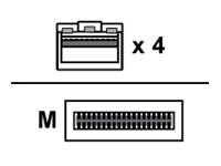 AddOn - 100GBase-AOC direct attach cable - TAA Compliant - QSFP28 to QSFP28 - 4 m - fiber optic - Active Optical Cable