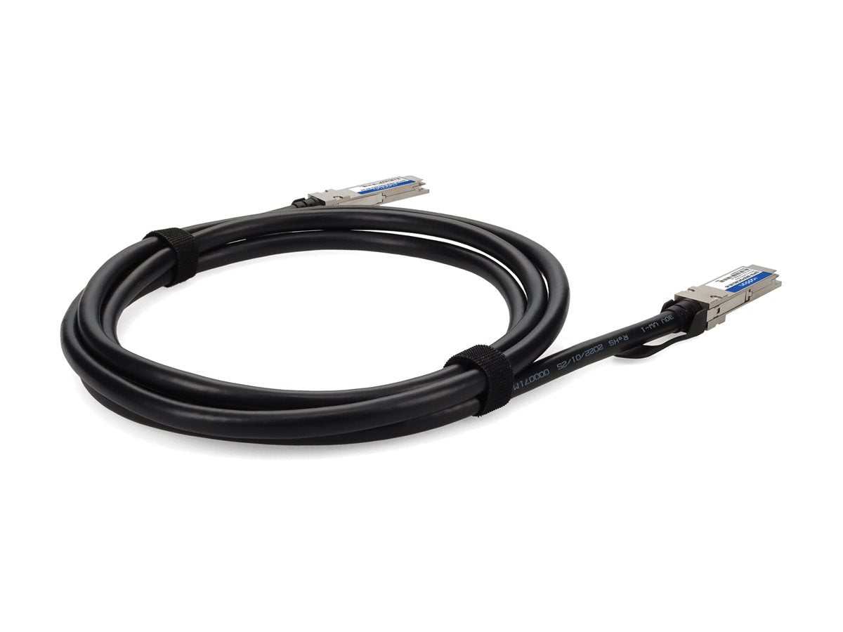 AddOn - 100GBase-CU direct attach cable - QSFP28 to QSFP28 - 6.6 ft - twinaxial - SFF-8661/IEEE 802.3bj - halogen-free,