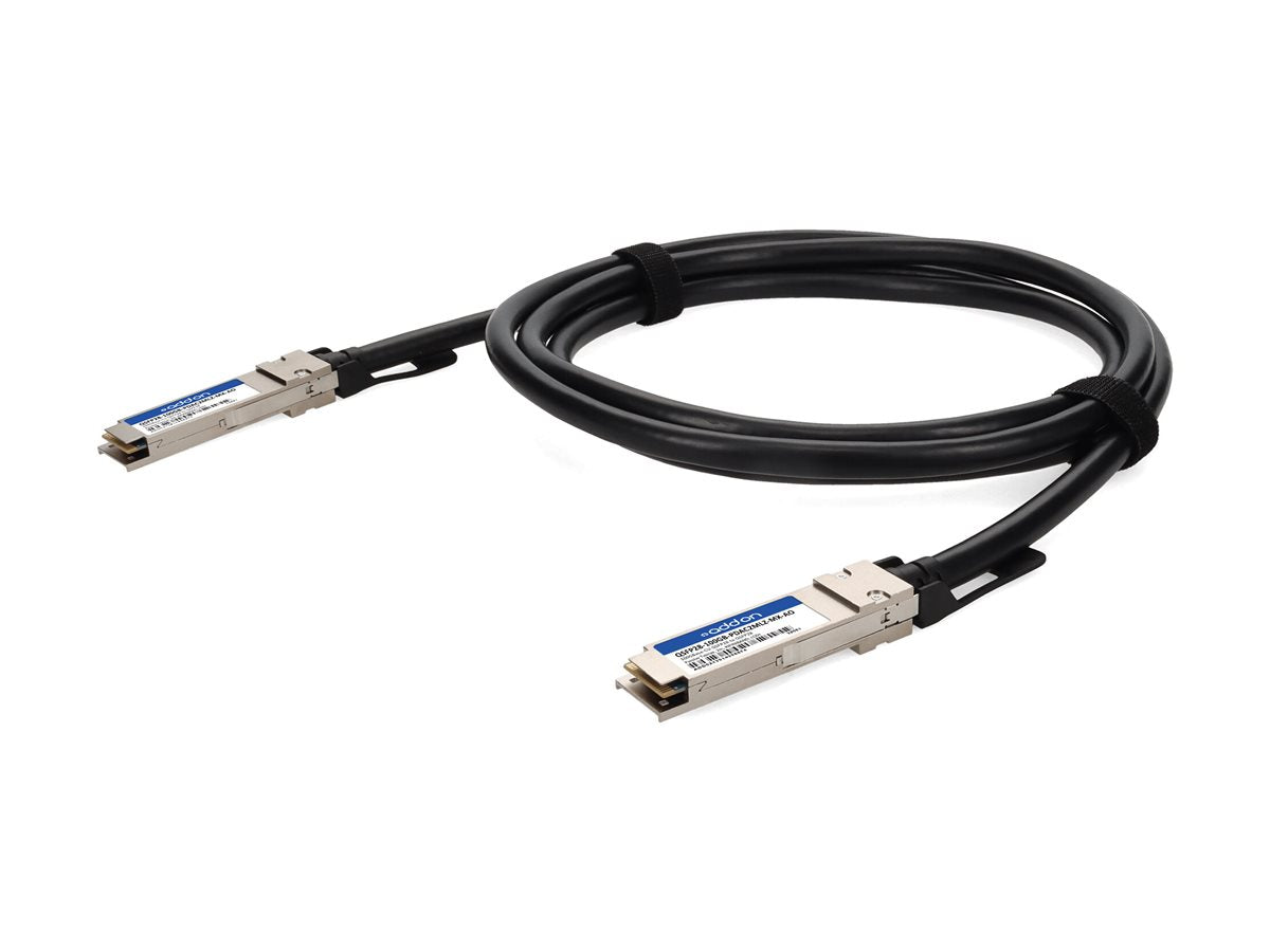 AddOn - 100GBase-CU direct attach cable - QSFP28 to QSFP28 - 6.6 ft - twinaxial - SFF-8661/IEEE 802.3bj - halogen-free,