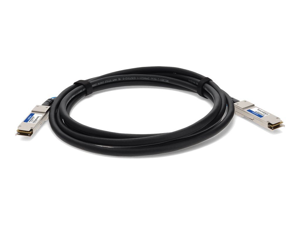 AddOn - 100GBase-CU direct attach cable - TAA Compliant - QSFP28 to QSFP28 - 10 ft - twinaxial - passive, bi-directional