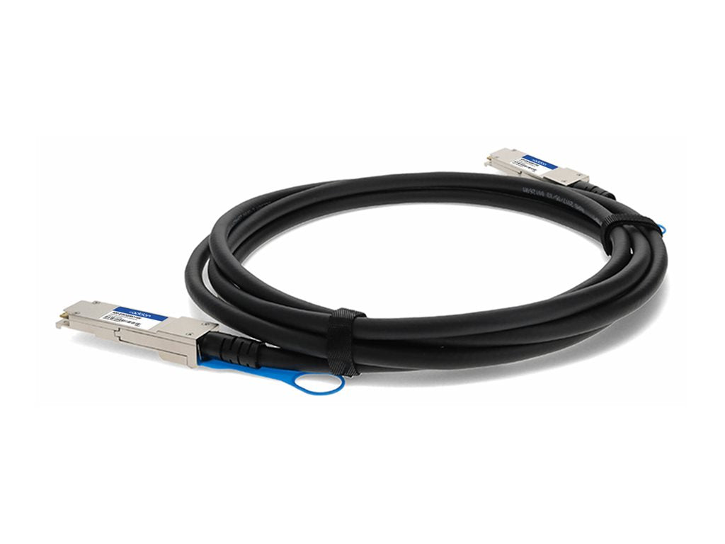 AddOn - 100GBase-CU direct attach cable - TAA Compliant - QSFP28 to QSFP28 - 16.4 ft - twinaxial - passive ADD-Q28CIQ28NT-P5M