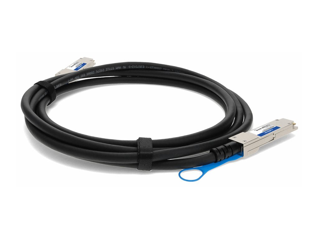AddOn - 100GBase-CU direct attach cable - TAA Compliant - QSFP28 to QSFP28 - 1.6 ft - twinaxial - passive