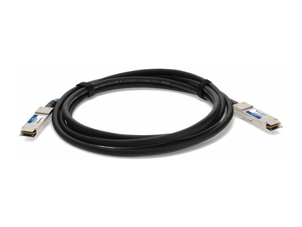 AddOn - 100GBase-CU direct attach cable - TAA Compliant - QSFP28 to QSFP28 - 1.6 ft - twinaxial - passive