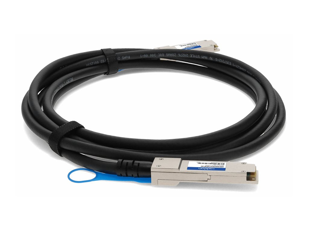 AddOn - 100GBase-CU direct attach cable - TAA Compliant - QSFP28 to QSFP28 - 1.6 ft - twinaxial - passive