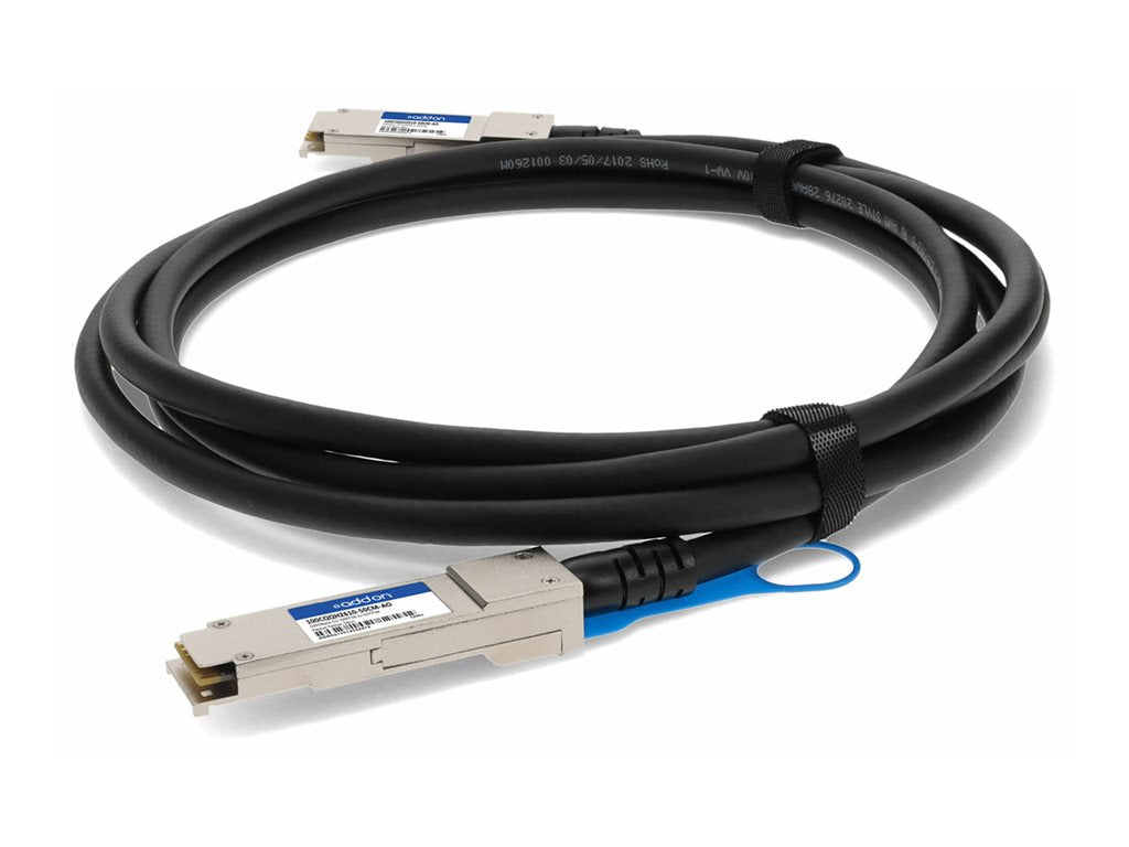 AddOn - 100GBase-CU direct attach cable - TAA Compliant - QSFP28 to QSFP28 - 1.6 ft - twinaxial - passive