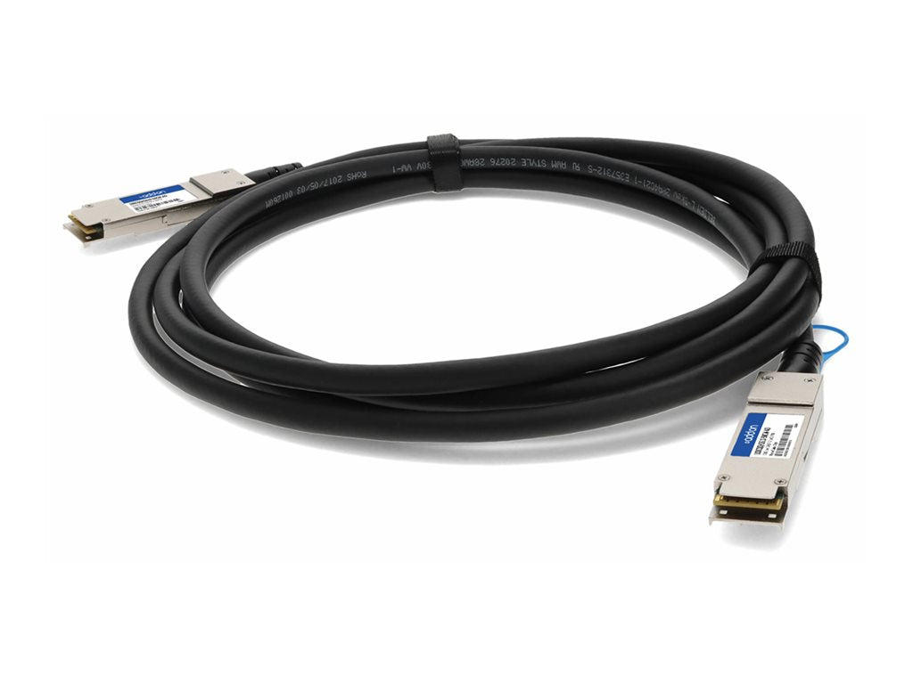 AddOn - 100GBase-CU direct attach cable - TAA Compliant - QSFP28 to QSFP28 - 1.6 ft - twinaxial - passive