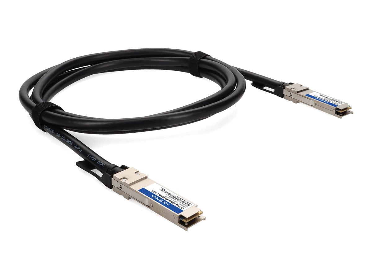 AddOn - 100GBase-CU direct attach cable - TAA Compliant - QSFP28 to QSFP28 - 6.6 ft - twinaxial - SFF-8661/ IEEE 802.3bj
