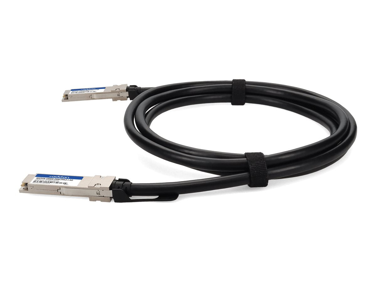 AddOn - 100GBase-CU direct attach cable - TAA Compliant - QSFP28 to QSFP28 - 6.6 ft - twinaxial - SFF-8661/ IEEE 802.3bj