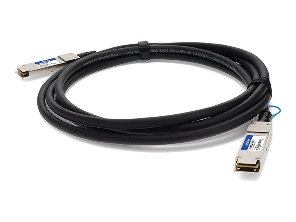 AddOn - 100GBase-CU direct attach cable - TAA Compliant - QSFP28 to QSFP28 - 8 ft - twinaxial - passive