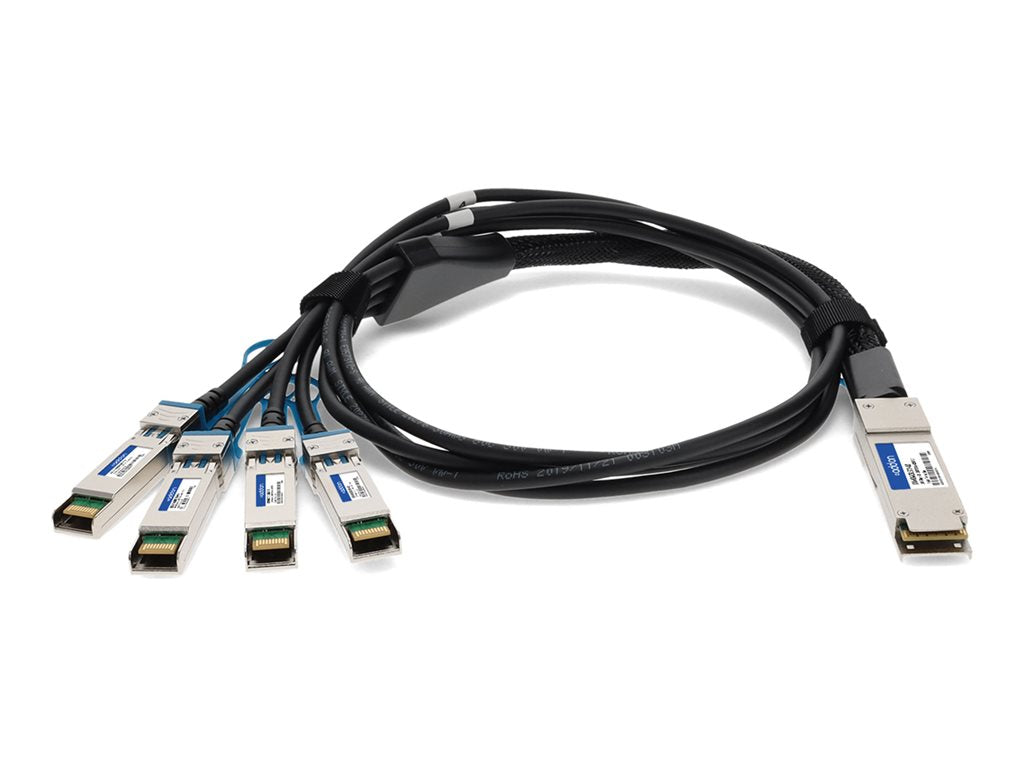 AddOn - 100GBase-CU direct attach cable - TAA Compliant - QSFP28 to SFP28 - 16.4 ft - twinaxial - passive