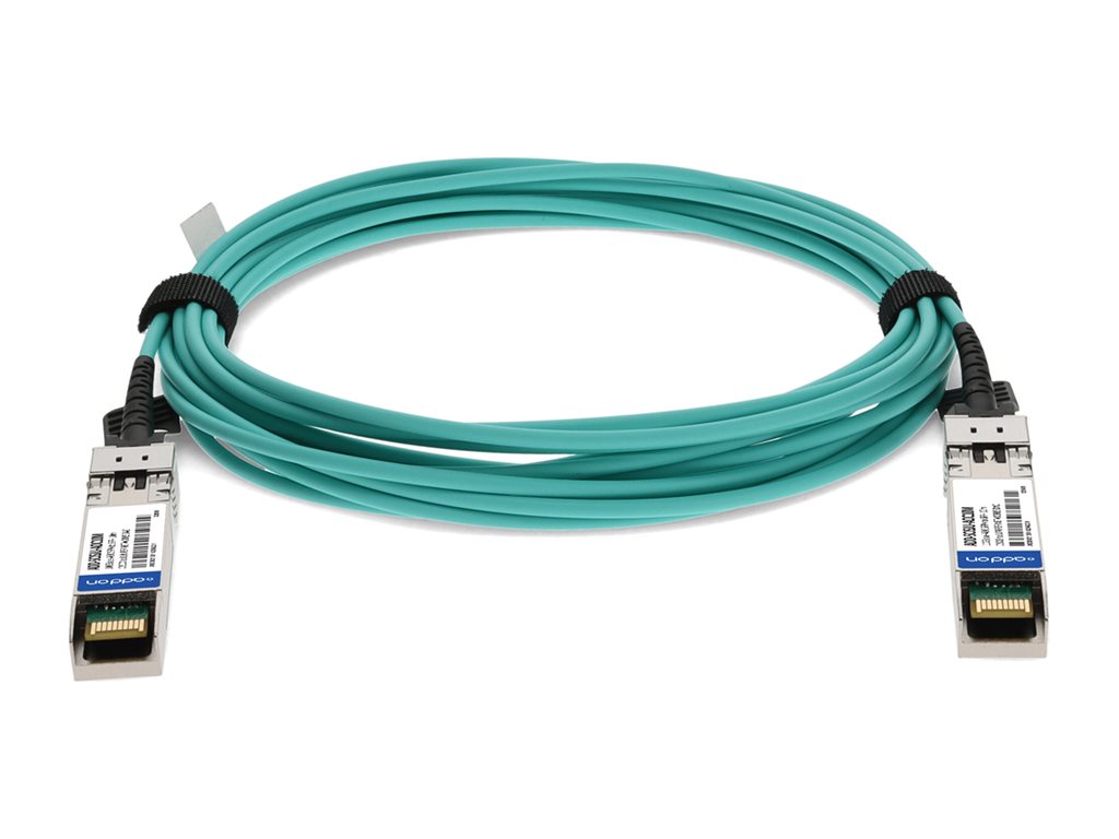 AddOn - 10GBase-AOC direct attach cable - TAA Compliant - SFP+ to SFP+ - 10 m - fiber optic - active