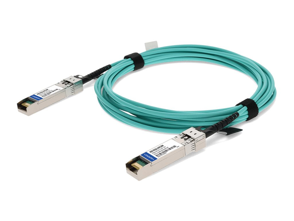 AddOn - 10GBase-AOC direct attach cable - TAA Compliant - SFP+ to SFP+ - 10 m - fiber optic - active
