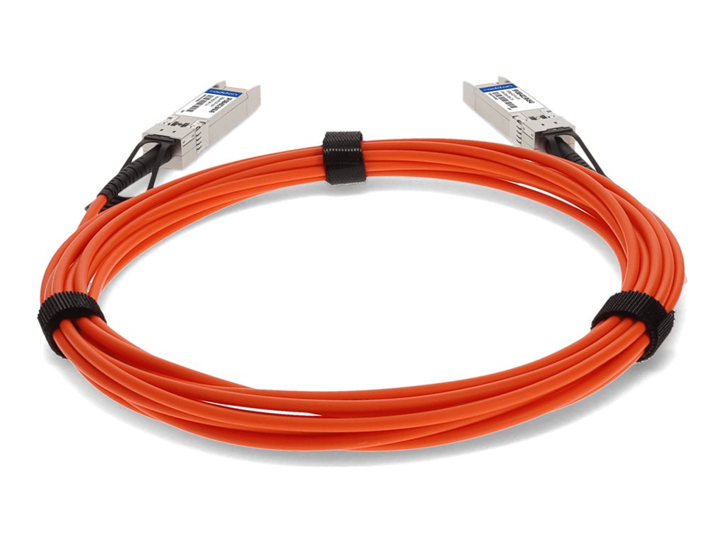 AddOn - 10GBase-AOC direct attach cable - TAA Compliant - SFP+ to SFP+ - 1.5 m - fiber optic - active - orange
