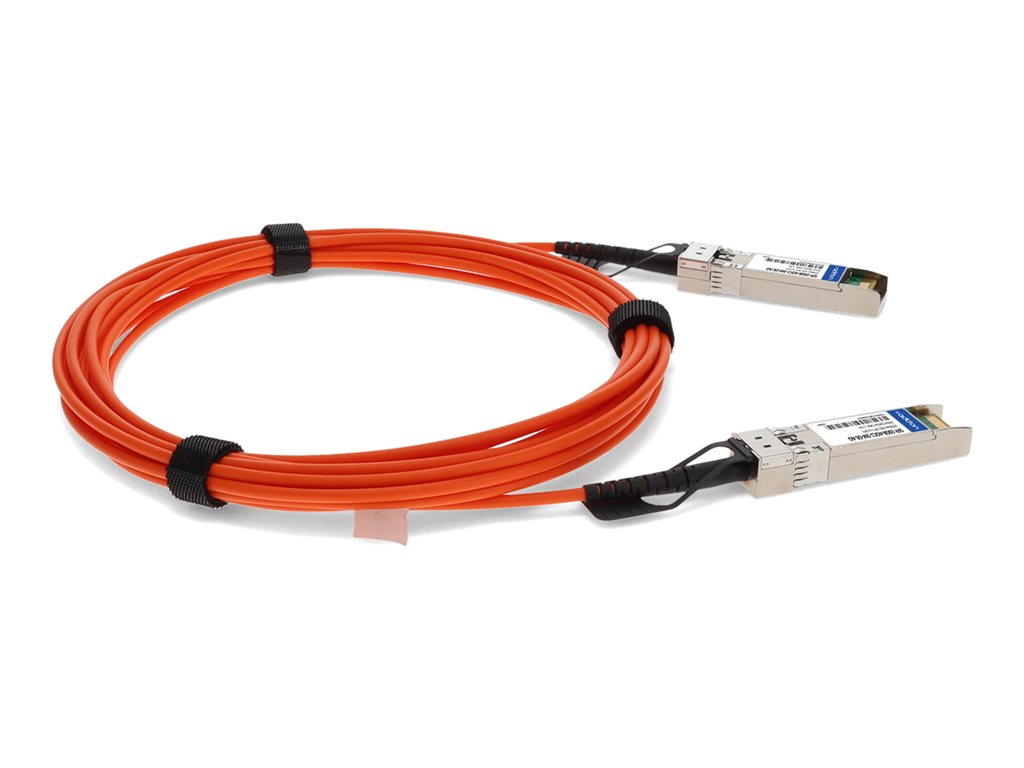AddOn - 10GBase-AOC direct attach cable - TAA Compliant - SFP+ to SFP+ - 1.5 m - fiber optic - active - orange