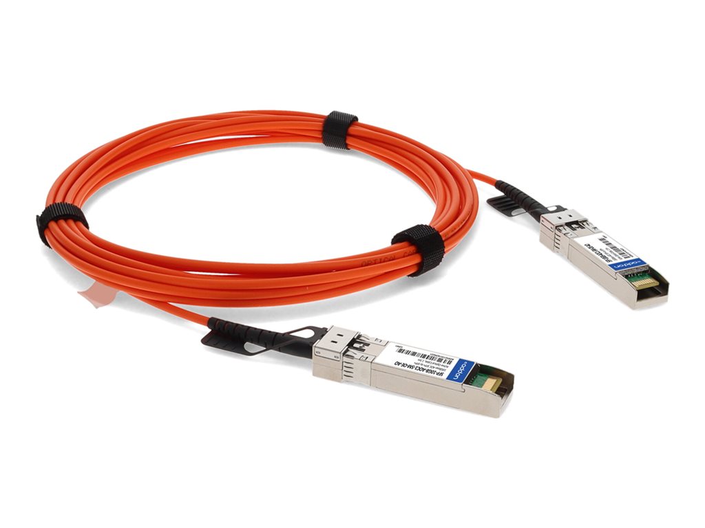 AddOn - 10GBase-AOC direct attach cable - TAA Compliant - SFP+ to SFP+ - 1.5 m - fiber optic - active - orange