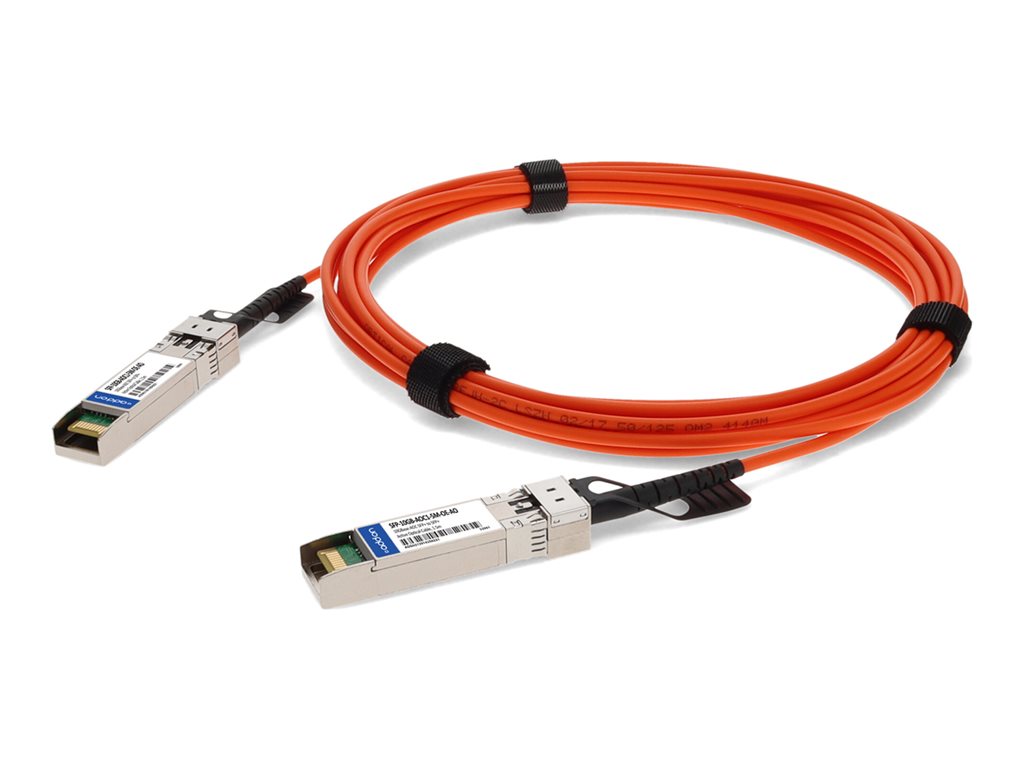 AddOn - 10GBase-AOC direct attach cable - TAA Compliant - SFP+ to SFP+ - 1.5 m - fiber optic - active - orange
