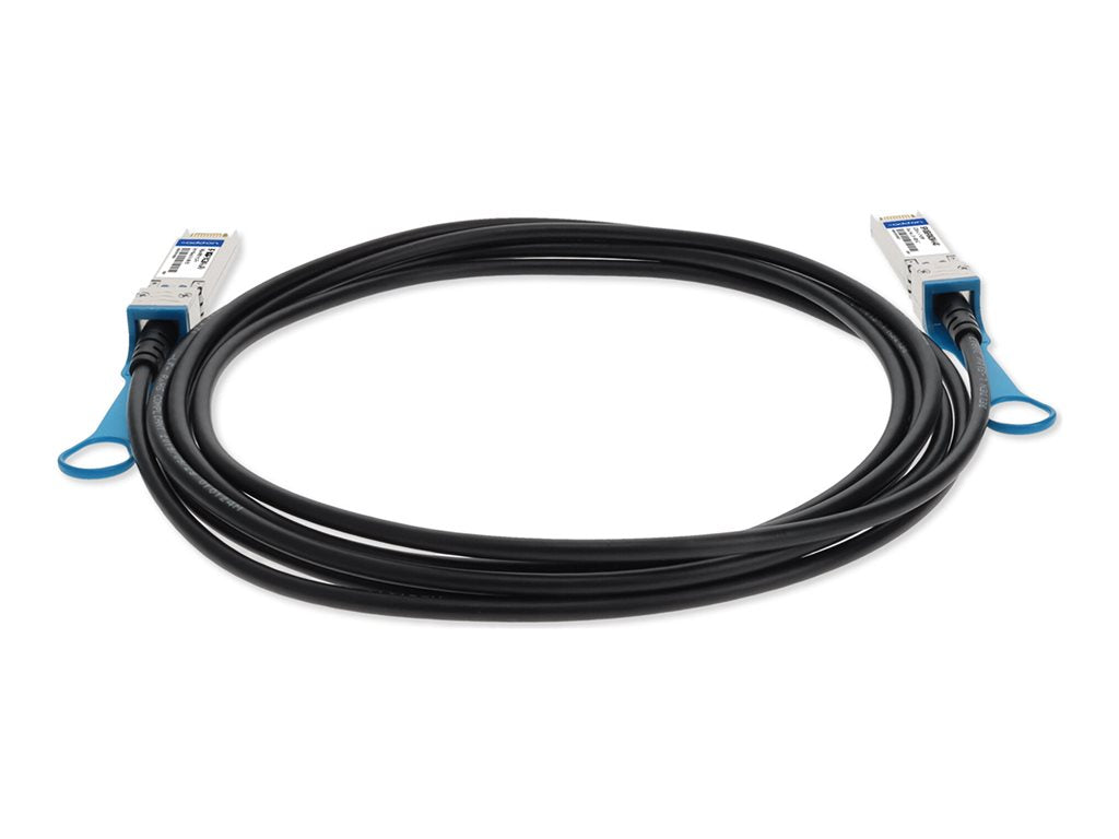 AddOn - 10GBase-CU direct attach cable - TAA Compliant - SFP+ to SFP+ - 16.4 ft - twinaxial - SFF-8431/SFF-8432 - passive - black SFP-10GB-PDAC5M-I-J-AO