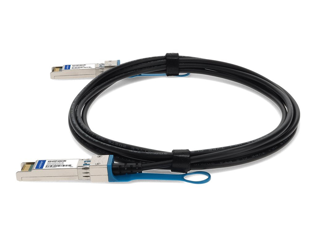 AddOn - 10GBase-CU direct attach cable - TAA Compliant - SFP+ to SFP+ - 33 ft - twinaxial - active
