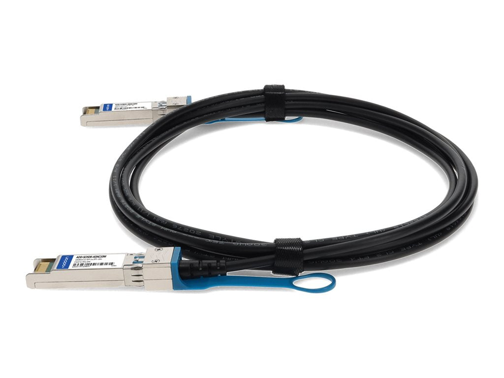 AddOn - 10GBase-CU direct attach cable - TAA Compliant - SFP+ to SFP+ - 33 ft - twinaxial - active