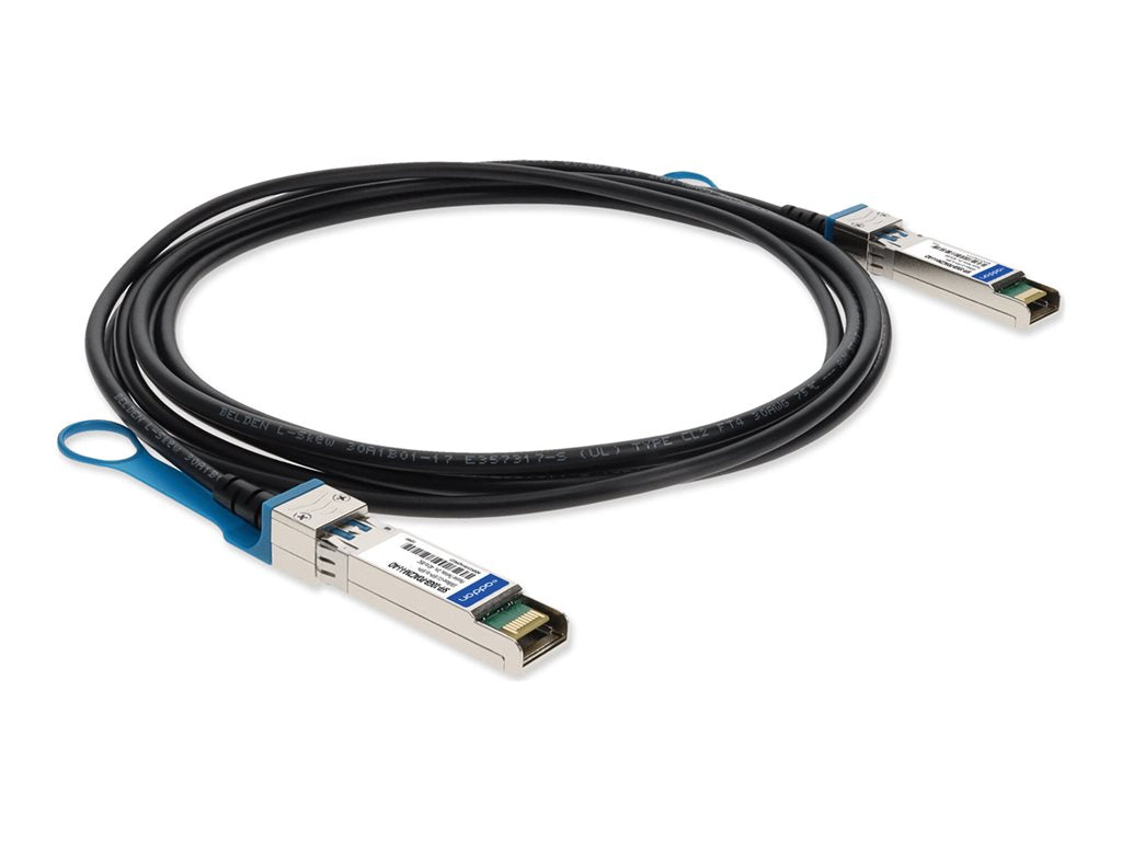 AddOn - 10GBase-CU direct attach cable - TAA Compliant - SFP+ to SFP+ - 6.6 ft - twinaxial - SFF-8431/SFF-8432/INF-8074 - passive SFP-10GB-PDAC2M-I-J-AO