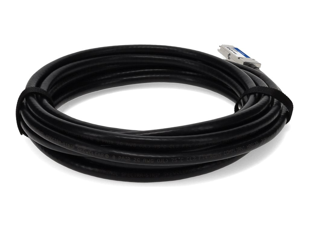 AddOn - 10GBase-CX direct attach cable - TAA Compliant - QSFP+ (M) to CX4 (M) - 6.6 ft - twinaxial - passive